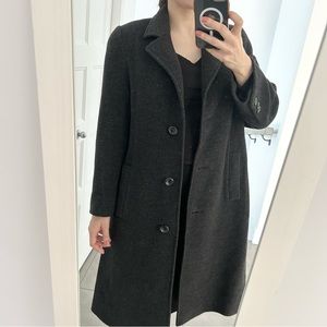HOLT RENFREW vintage wool trench coat